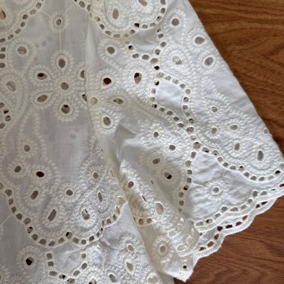 Sezane Annabelle Blouse Ecru - Size 6 - Picture 4 of 8